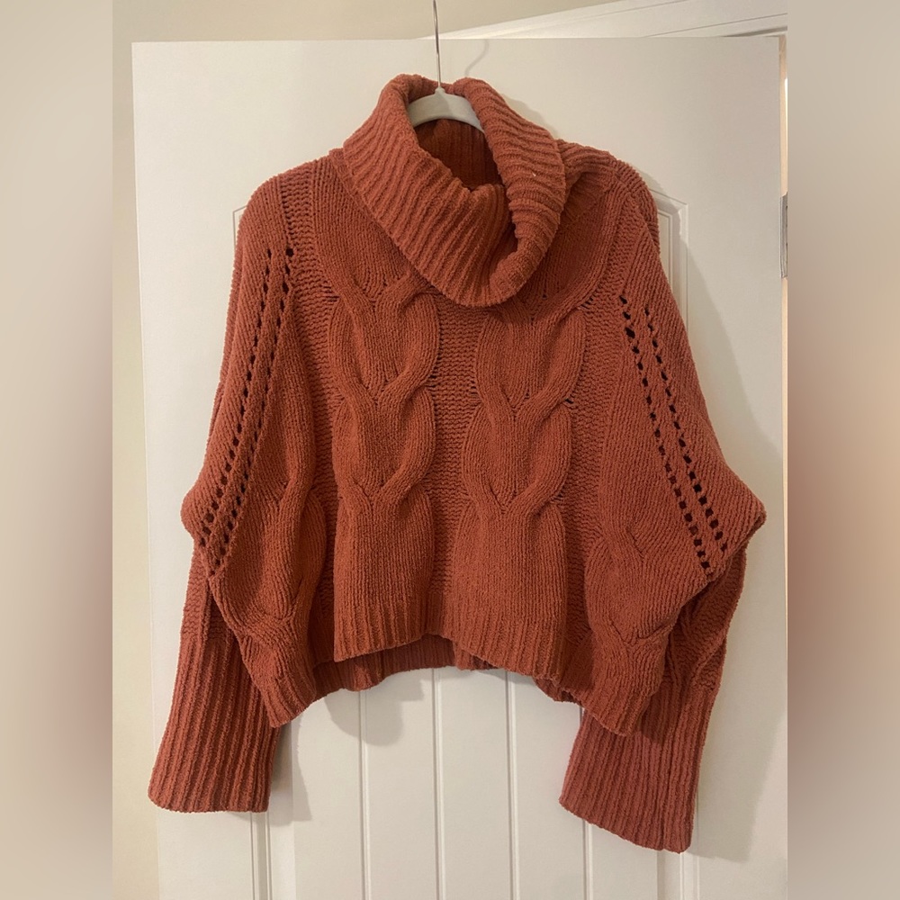 Sweater with turtle neck